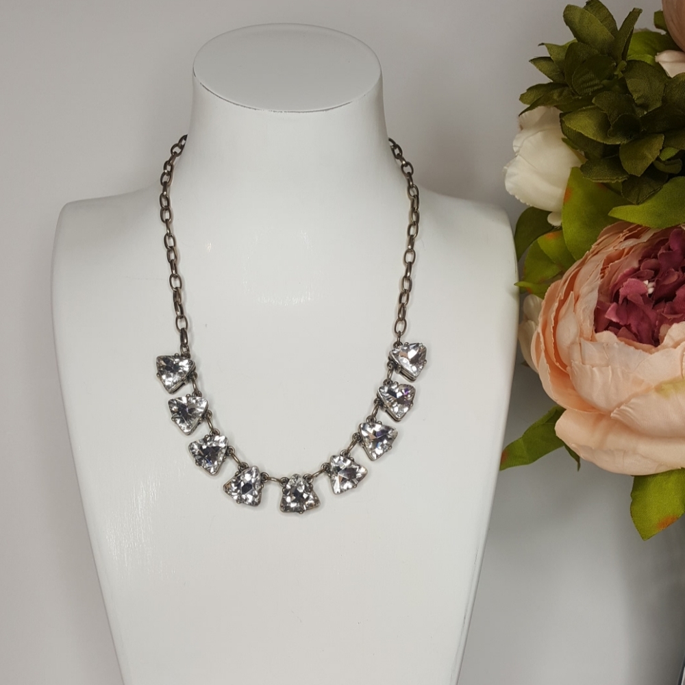 Loft Crystal Statement Necklace - image 1